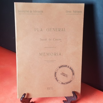 Playing Herald Obras Públicas Generalitat de Catalunya memoria 1935