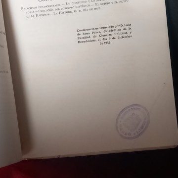 1er. CURSO DE METODOLOGÍA Y CRÍTICA HISTÓRICAS.