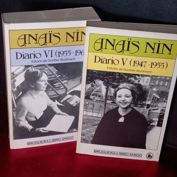 ANAÏS NIN DIARIO V i VI. lote libreria barcelona libros usados