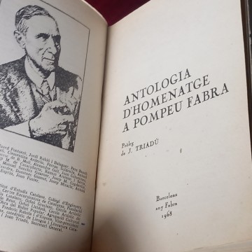 ANTOLOGIA D'HOMENATGE A POMPEU FABRA