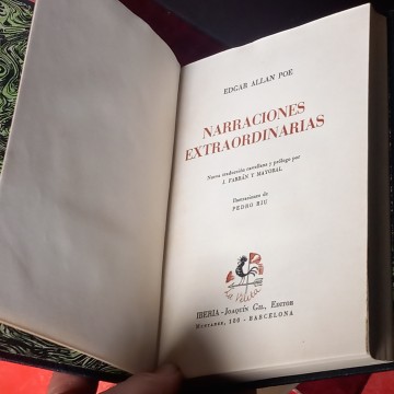 NARRACIONES EXTRAORDINARIAS, EDGAR ALLAN POE.