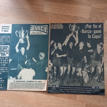 BARÇA CAMPEÓN DE COPA 1963 periodico diario vida deportiva barcelona
