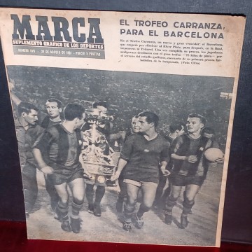 MARCA 978 EL TROFEO CARRANZA PARA EL BARCELONA. diario periodico