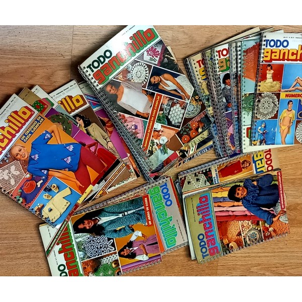 LOTE 37 REVISTAS TODO GANCHILLO. LOTE 37 REVISTAS TODO GANCHILLO.
