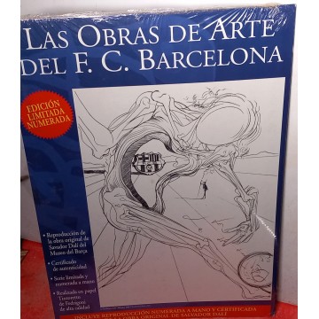 BARÇA 75 ANVERSARIO - SALVADOR DALÍ, LAS OBRAS DE ARTE DEL F.C. BARCELONA (NUEVO)