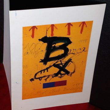 Autógrafo Joan Gaspart, presidente del F.C.Barcelona