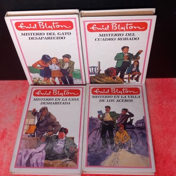 LOTE 4 NOVELAS DE MISTERIO DE ENID BLYTON