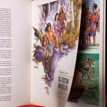 CÓMIC EL ÚLTIMO MOHICANO, FENIMORE COOPER Y JAIME BROCAL.