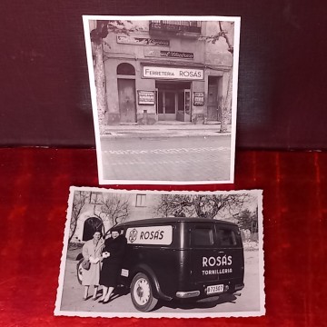 2 FOTOGRAFÍAS DE LA FERRETERÍA AGUSTÍN ROSAS