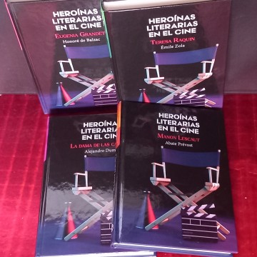 LOTE 4 NOVELAS COLECCIÓN HEROÍNAS LITERARIAS EN EL CINE