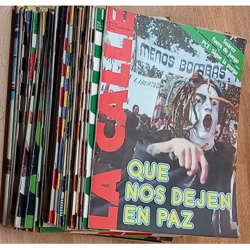 LOTE 38 REVISTAS LA CALLE.