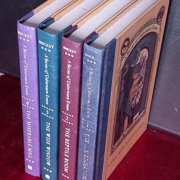 A SERIES OF UNFORTUNATE EVENTS I, II, III AND IV.