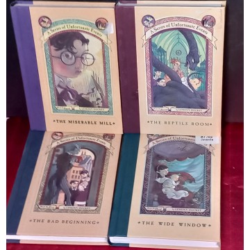 A SERIES OF UNFORTUNATE EVENTS I, II, III AND IV.