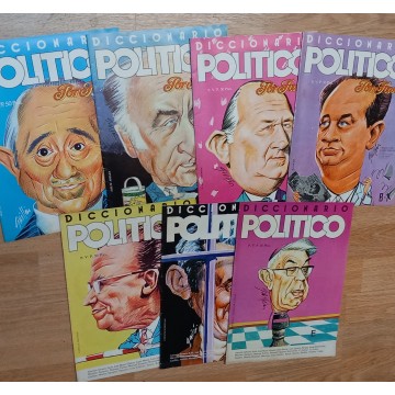 LOTE 7 REVISTAS DICCIONARIO POLÍTICO POR FAVOR