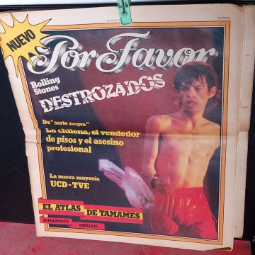 REVISTA POR FAVOR 28  OCTUBRE 1978 ROLLING STONES.