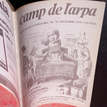 REVISTA CAMP DE L'ARPA 70 LITERATURA Y GASTRONOMÍA.
