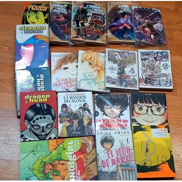 LOTE 19 CÓMICS MANGA