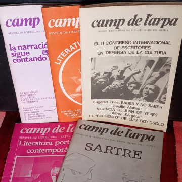 LOTE 5 REVISTAS LITERARIAS CAMP DE L'ARPA