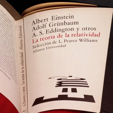 LA TEORÍA DE LA RELATIVIDAD, ALBERT EINSTEIN, ADOLF GRUNBAUM...