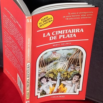LA CIMITARRA DE PLATA, MERYL SIEGMAN, ELIGE TU PROPIA AVENTURA 51.