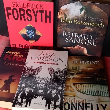 LOTE 5 NOVELAS DE MISTERIO.