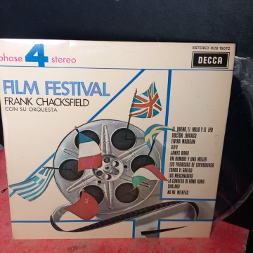 FILM FESTIVAL FRANK CHACKSFIELD CON SU ORQUESTA VINILO LP.