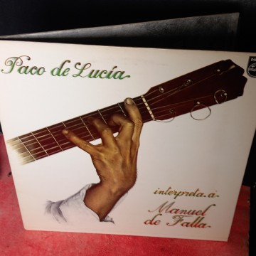 PACO DE LUCÍA INTERPRETA A MANUEL DE FALLA VINILO LP.