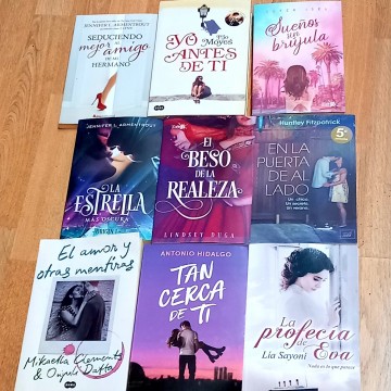 LOTE 9 NOVELAS ROMÁNTICAS CONTEMPORÁNEAS.