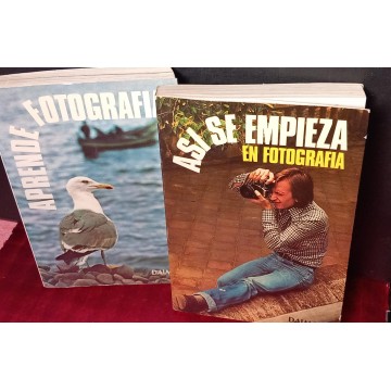 LOTE 2 MANUALES DE FOTOGRAFÍA ANALÓGICA