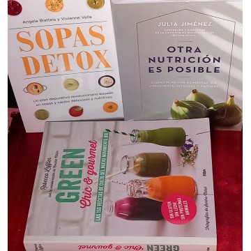 LOTE 3 LIBROS DE COCINA DEPURATIVA.