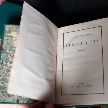 GUERRA Y PAZ, LEÓN TOLSTOI.