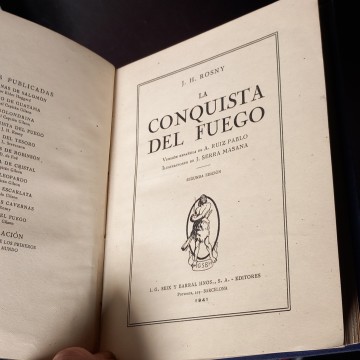 LA CONQUISTA DEL FUEGO, J.H. ROSNY