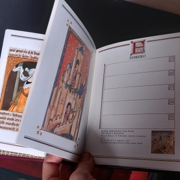 LA MUJER MEDIEVAL, LIBRO DE HORAS ILUMINADO