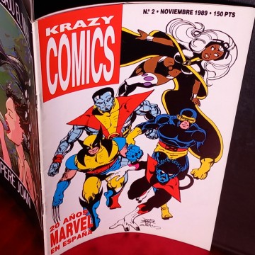 krazy cómics 2, 20 años de Marvel en España.
