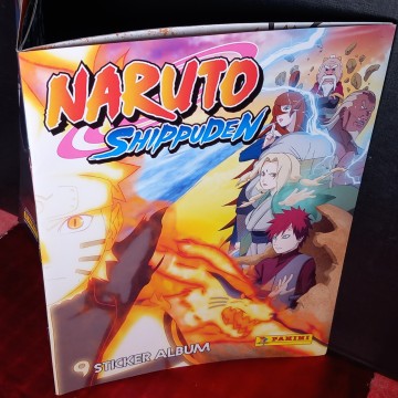 NARUTO SHIPPUDEN ÁLBUM INCOMPLETO