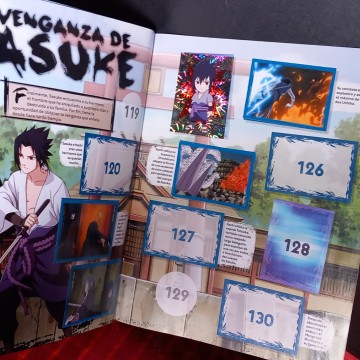 NARUTO SHIPPUDEN ÁLBUM INCOMPLETO