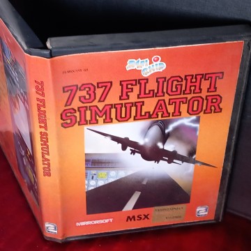 737 FLIGHT SIMULATOR MSX VIDEOJUEGO