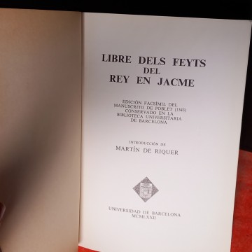LIBRE DELS FEYTS DEL REY EN JACME