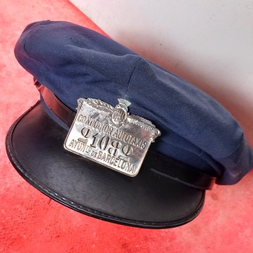 GORRA CONDUCTOR AUTOTAXIS AYUNTAMIENTO DE BARCELONA.