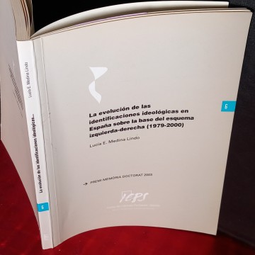 LA EVOLUCIÓN DE LAS IDENTIFICACIONES IDEOLÓGICAS EN ESPAÑA SOBRE LA BASE DEL ESQUEMA IZQUIERDA - DERECHA.