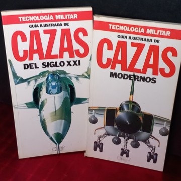 LOTE 2 GUÍAS ILUSTRADAS DE CAZAS DE COMBATE.