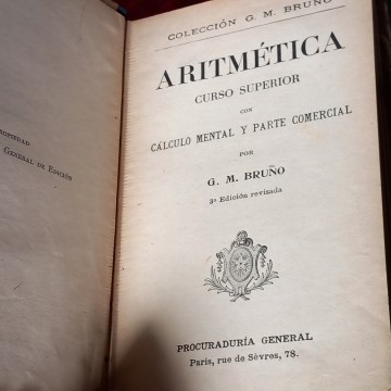 ARITMÉTICA, G.M. BRUÑO