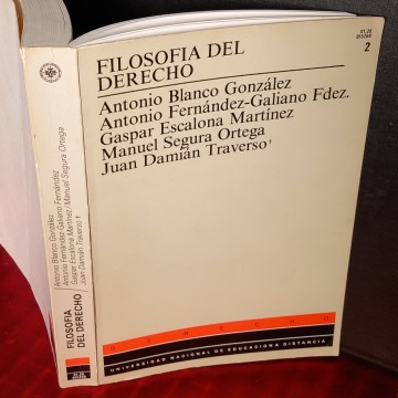 FILOSOFÍA DEL DERECHO, ANTONIO BLANCO GONZÁLEZ