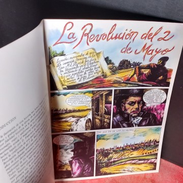 CÓMIC LA REVOLUCIÓN DEL 2 DE MAYO, SANTIAGO CUETO.