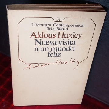 NUEVA VISITA A UN MUNDO FELIZ, ALDOUS HUXLEY