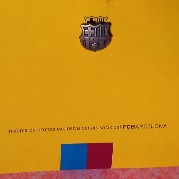 PIN DE BRONCE F.C. BARCELONA
