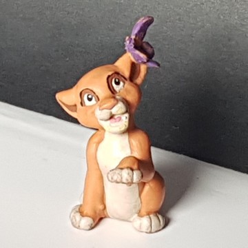 Figuritas Simba El Rey León PVC bully años 90