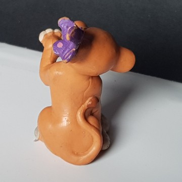 Figuritas Simba El Rey León PVC bully años 90