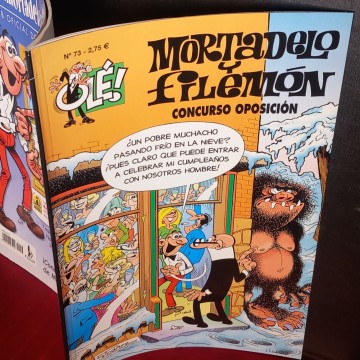 CÓMIC MORTADELO Y FILEMÓN 73 CONCURSO OPOSICIÓN, OLÉ.