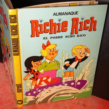 CÓMIC ALMANAQUE RICHIE RICH, EL POBRE NIÑO RICO.